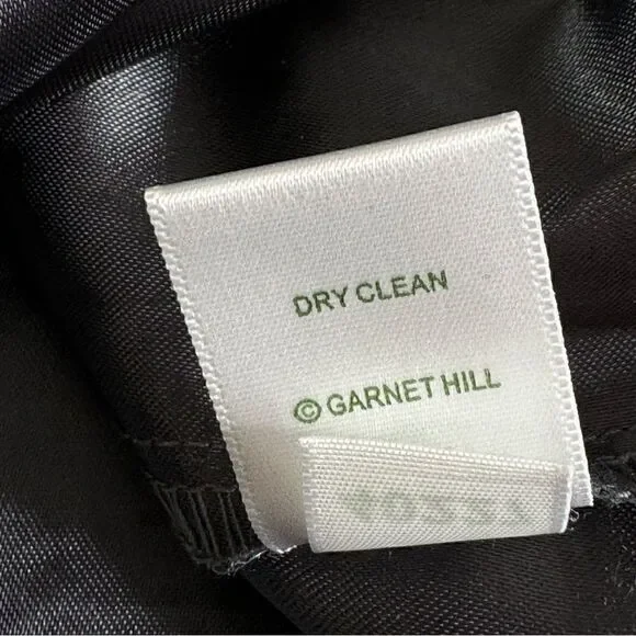 Garnet Hill Dress womens size 4 Boheme Easy Lace shift front Tie Romance Gray - Picture 11 of 13